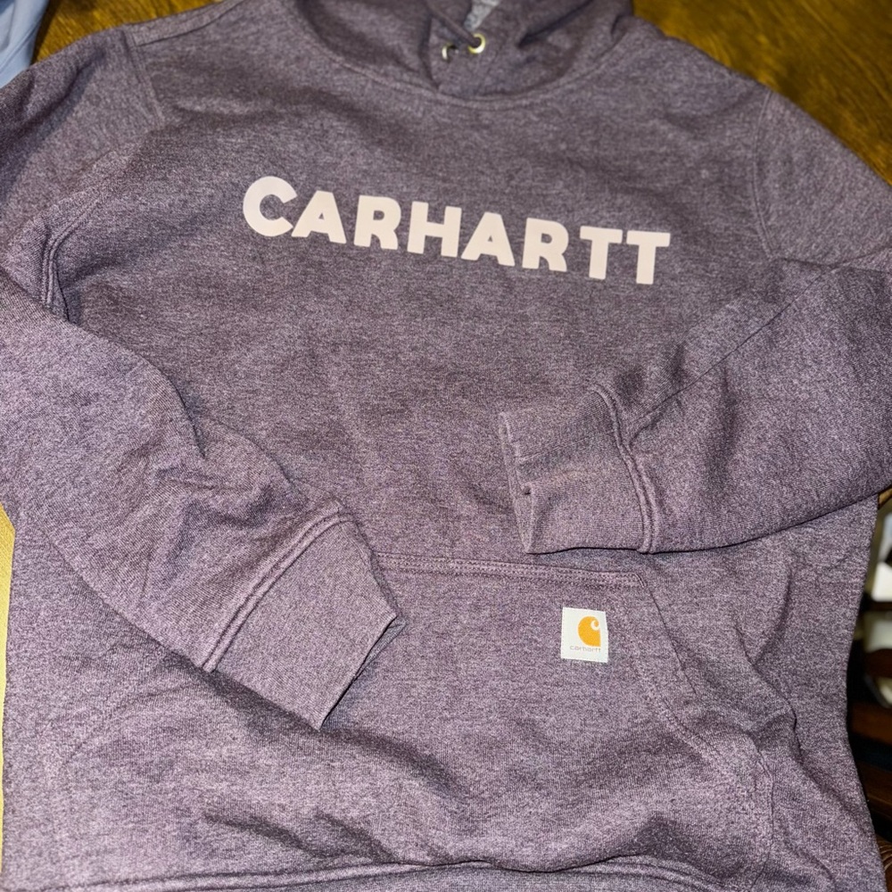 Carhartt Women's Heathered Purple Sweatshirt